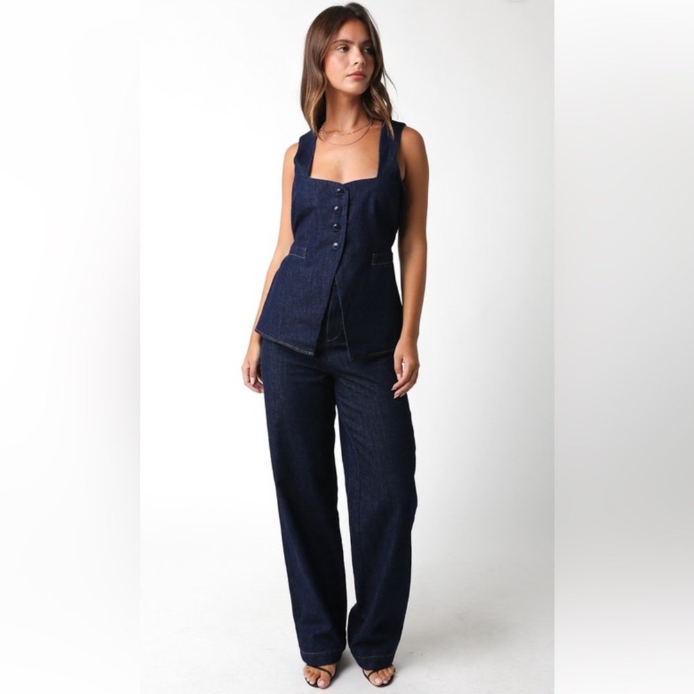 NWT Olivaceous Denim Set